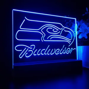 Seattle Seahawks Budweiser LED Desk Light