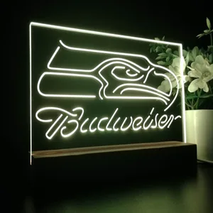 Seattle Seahawks Budweiser LED Desk Light