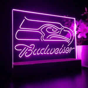 Seattle Seahawks Budweiser LED Desk Light