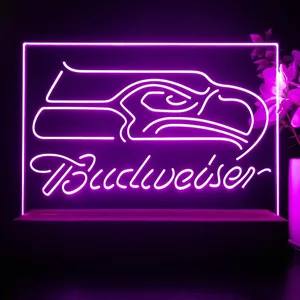 Seattle Seahawks Budweiser LED Desk Light