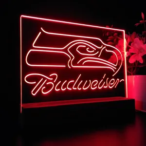 Seattle Seahawks Budweiser LED Desk Light