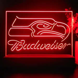 Seattle Seahawks Budweiser LED Desk Light