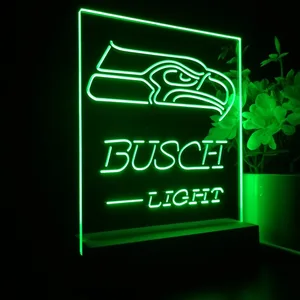 Seattle Seahawks Busch Busch Light LED Desk Light