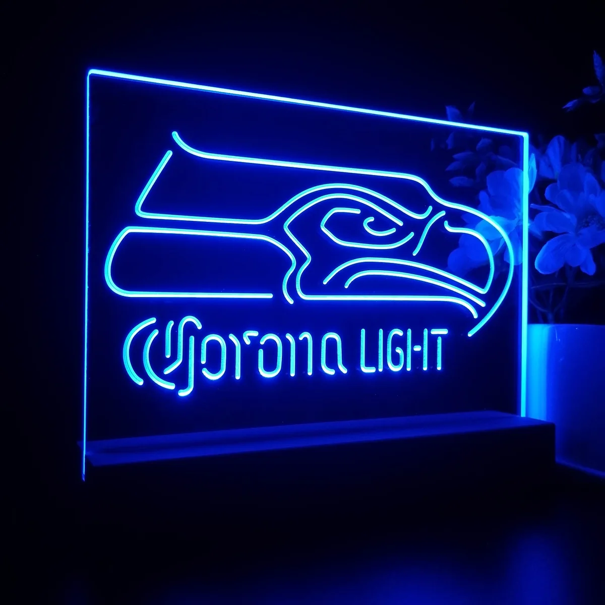 Seattle Seahawks Corona Light LED Desk Light