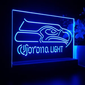 Seattle Seahawks Corona Light LED Desk Light