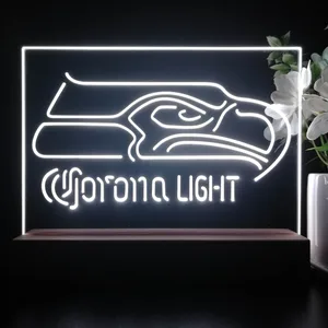 Seattle Seahawks Corona Light LED Desk Light