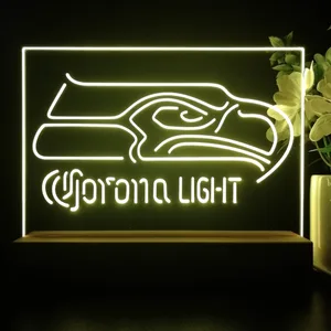 Seattle Seahawks Corona Light LED Desk Light