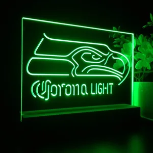 Seattle Seahawks Corona Light LED Desk Light
