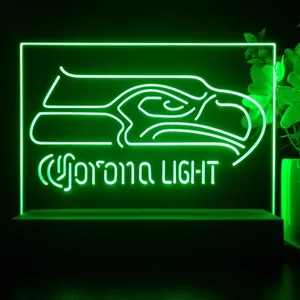 Seattle Seahawks Corona Light LED Desk Light