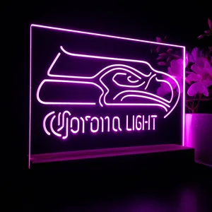 Seattle Seahawks Corona Light LED Desk Light