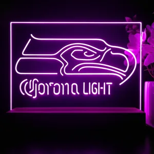 Seattle Seahawks Corona Light LED Desk Light