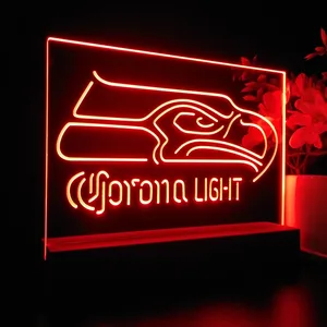Seattle Seahawks Corona Light LED Desk Light