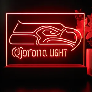 Seattle Seahawks Corona Light LED Desk Light