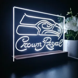 Seattle Seahawks Crown Royal LED Desk Light