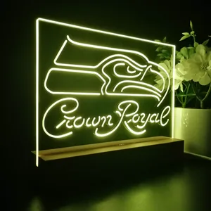 Seattle Seahawks Crown Royal LED Desk Light