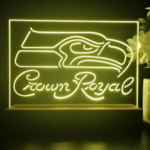 Seattle Seahawks Crown Royal LED Desk Light
