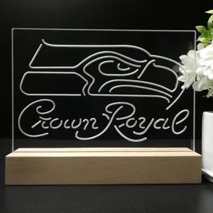 Seattle Seahawks Crown Royal LED Desk Light