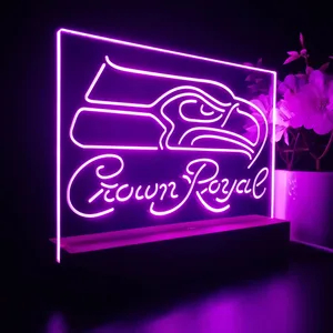 Seattle Seahawks Crown Royal LED Desk Light