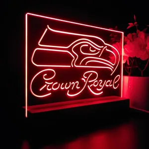 Seattle Seahawks Crown Royal LED Desk Light