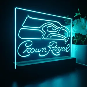 Seattle Seahawks Crown Royal LED Desk Light