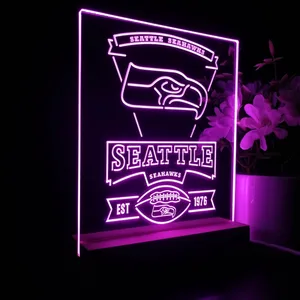 Seattle Seahawks EST 1976 LED Desk Light