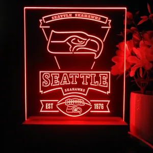 Seattle Seahawks EST 1976 LED Desk Light