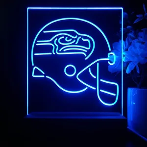 Seattle Seahawks Helmet LED Desk Light