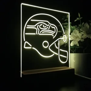 Seattle Seahawks Helmet LED Desk Light