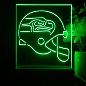 Seattle Seahawks Helmet LED Desk Light