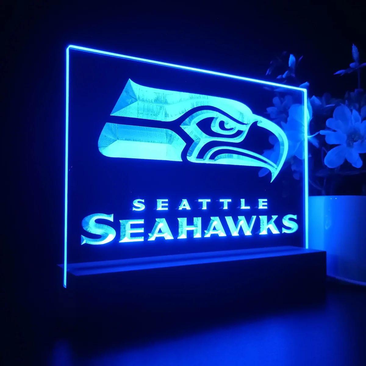 Seattle Seahawks Logo 1 LED Desk Light