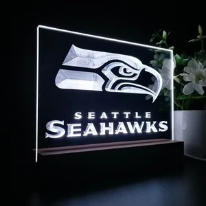 Seattle Seahawks Logo 1 LED Desk Light