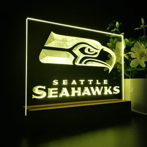 Seattle Seahawks Logo 1 LED Desk Light