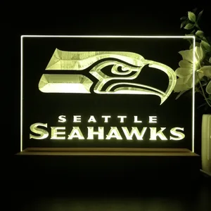 Seattle Seahawks Logo 1 LED Desk Light