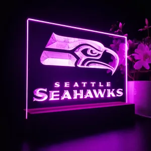 Seattle Seahawks Logo 1 LED Desk Light