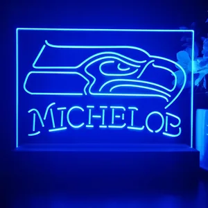 Seattle Seahawks Michelob LED Desk Light