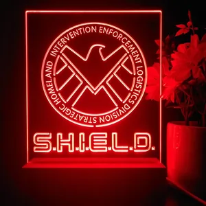 S.H.I.E.L.D. Logo LED Desk Light
