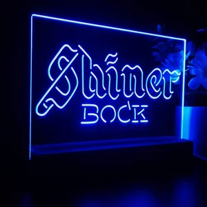 Shiner Bock Banner 1 LED Desk Light