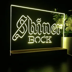 Shiner Bock Banner 1 LED Desk Light