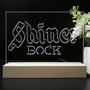 Shiner Bock Banner 1 LED Desk Light