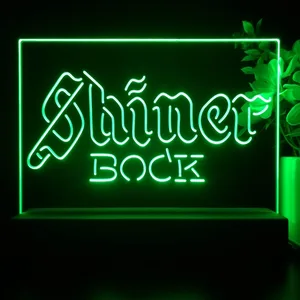 Shiner Bock Banner 1 LED Desk Light