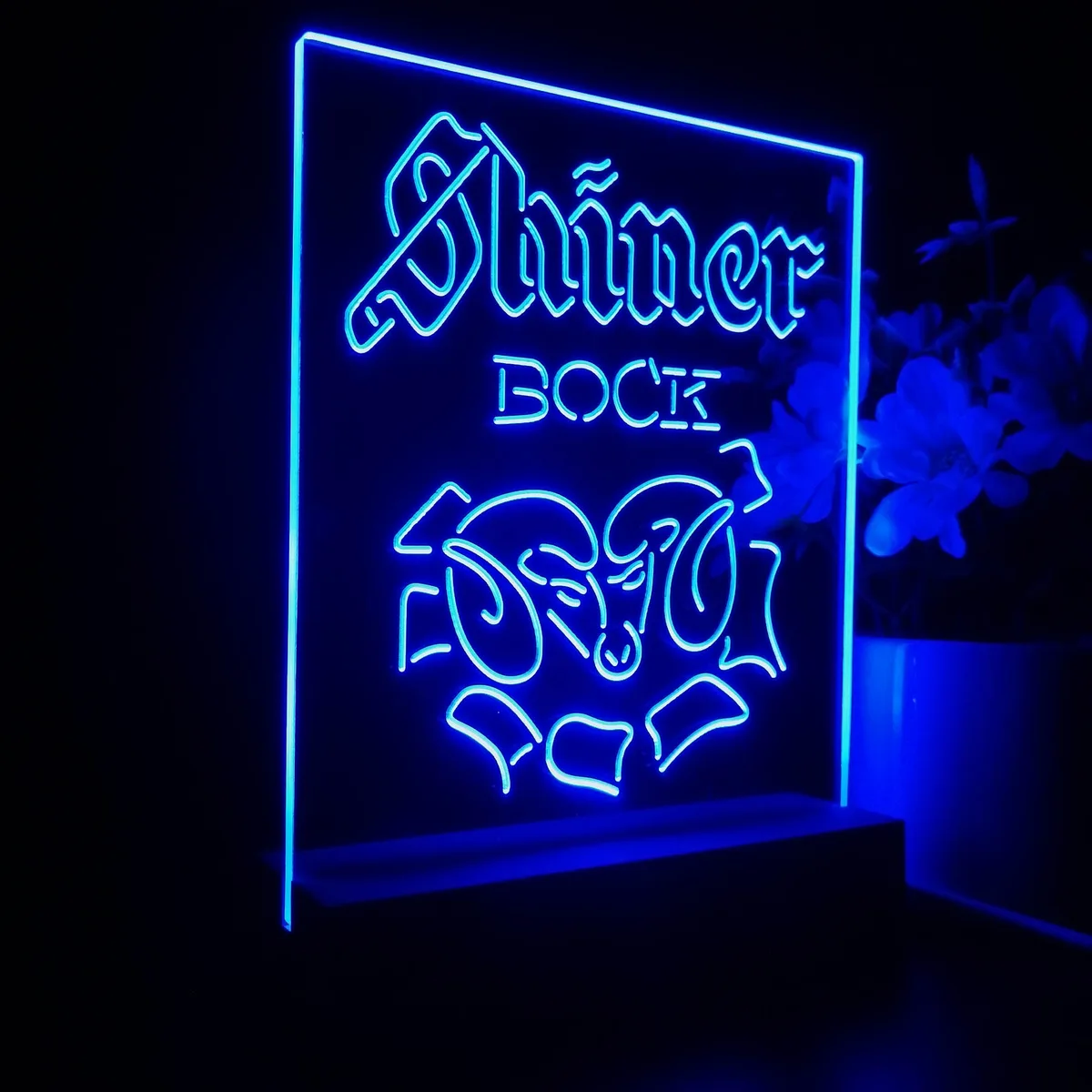 Shiner Bock Ram LED Desk Light