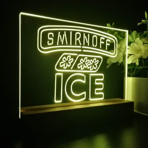 Smirnoff Ice Ice Cube LED Desk Light