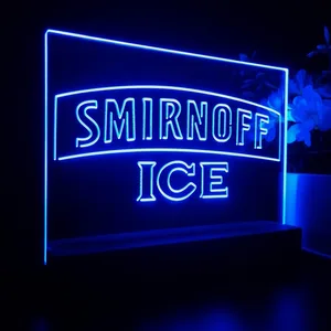Smirnoff Ice Logo LED Desk Light