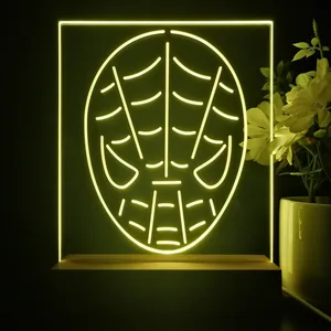 Spider-Man Face LED Desk Light