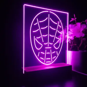 Spider-Man Face LED Desk Light
