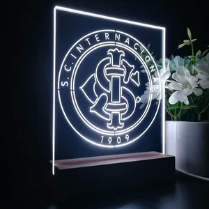 Sport Club Internacional Logo LED Desk Light