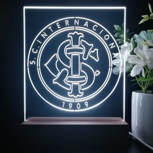 Sport Club Internacional Logo LED Desk Light