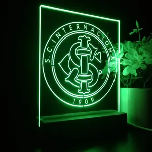 Sport Club Internacional Logo LED Desk Light