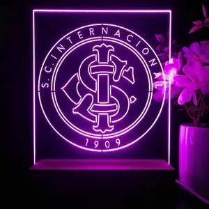 Sport Club Internacional Logo LED Desk Light