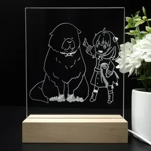 Spy X Family Anya with bear LED Desk Light